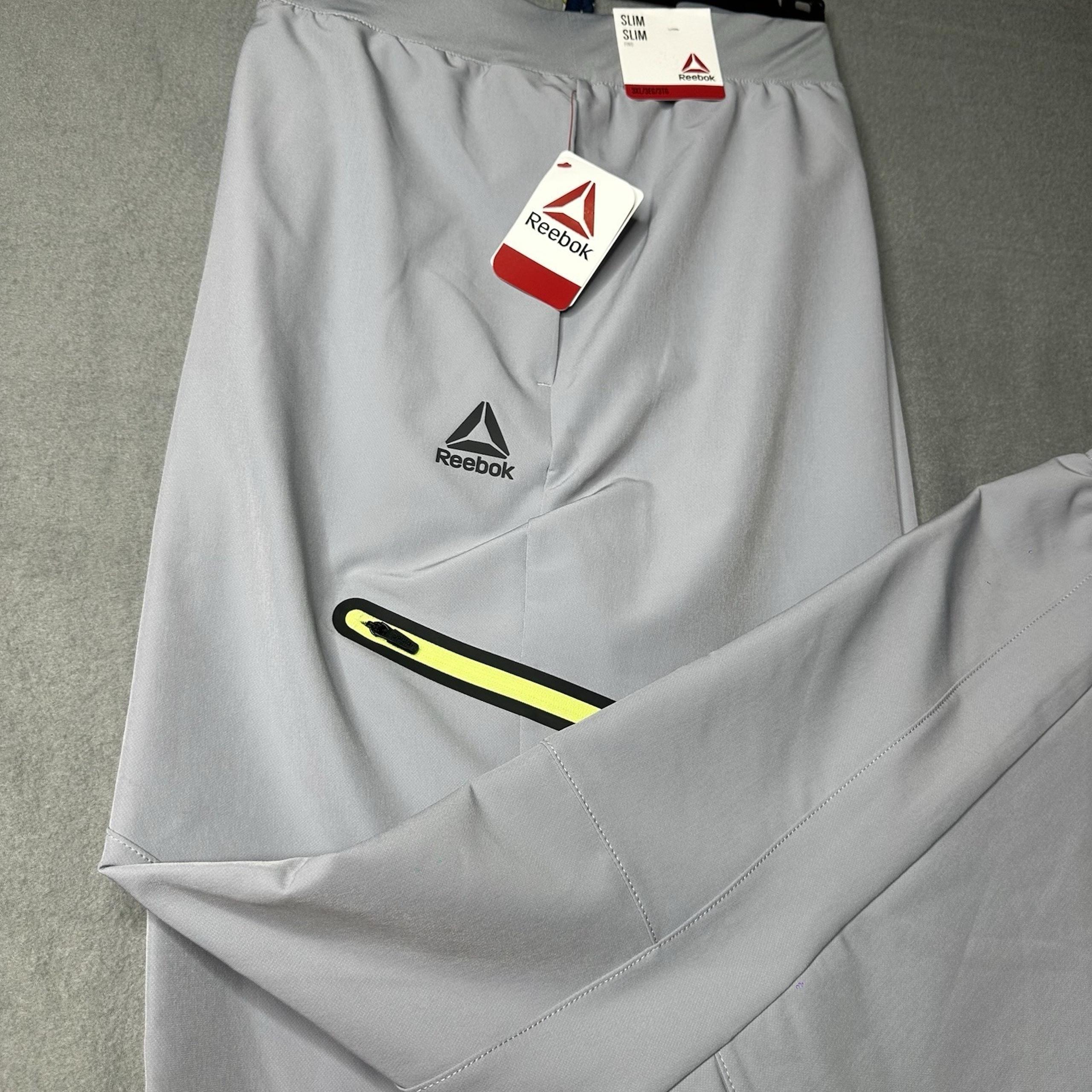 REEBOK Men's Size XL Infinity Woven Jogger Sweatpants Pants 3xl Sleet