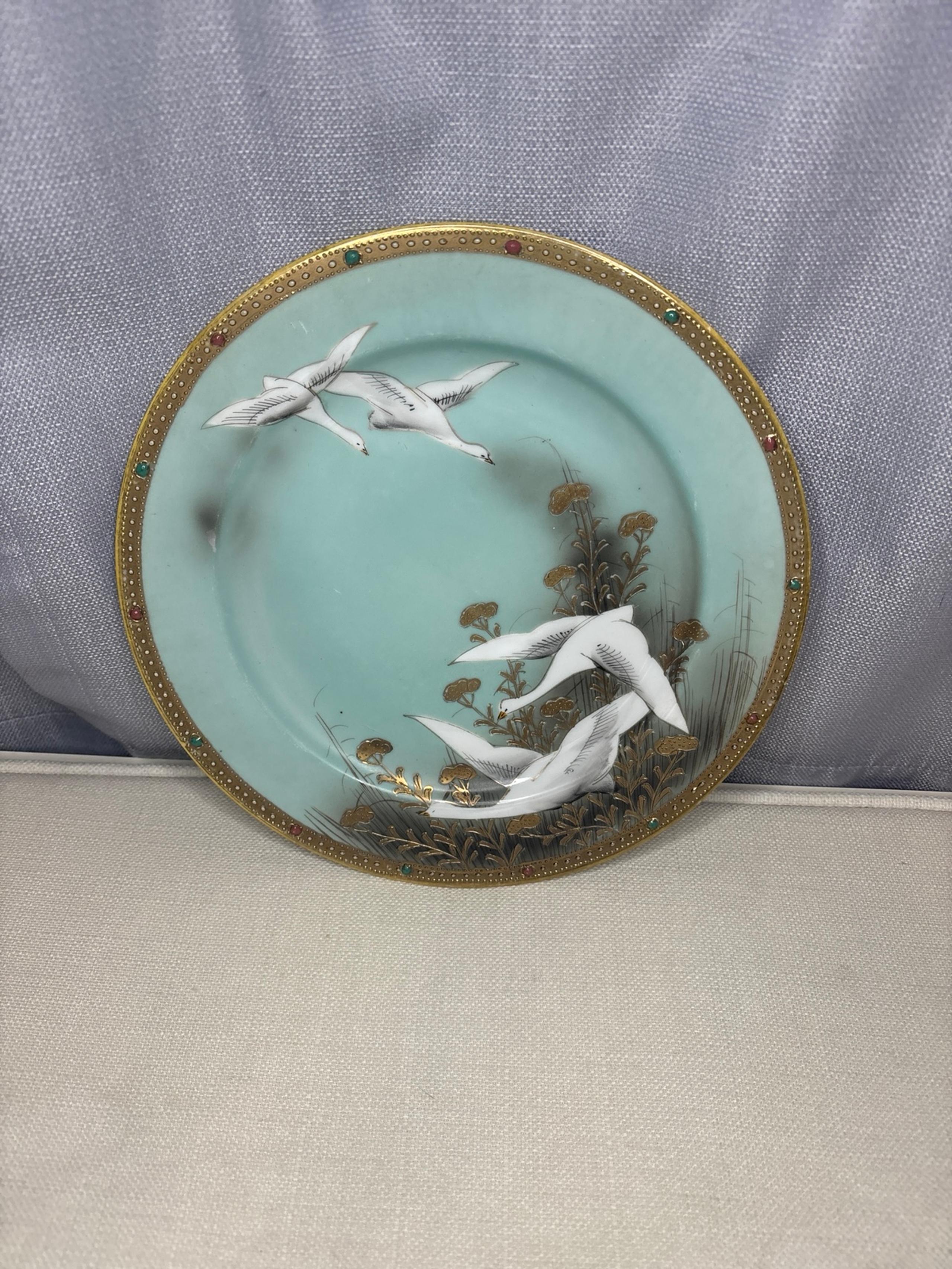 Antique vintage NIPPON 10 inch china plate