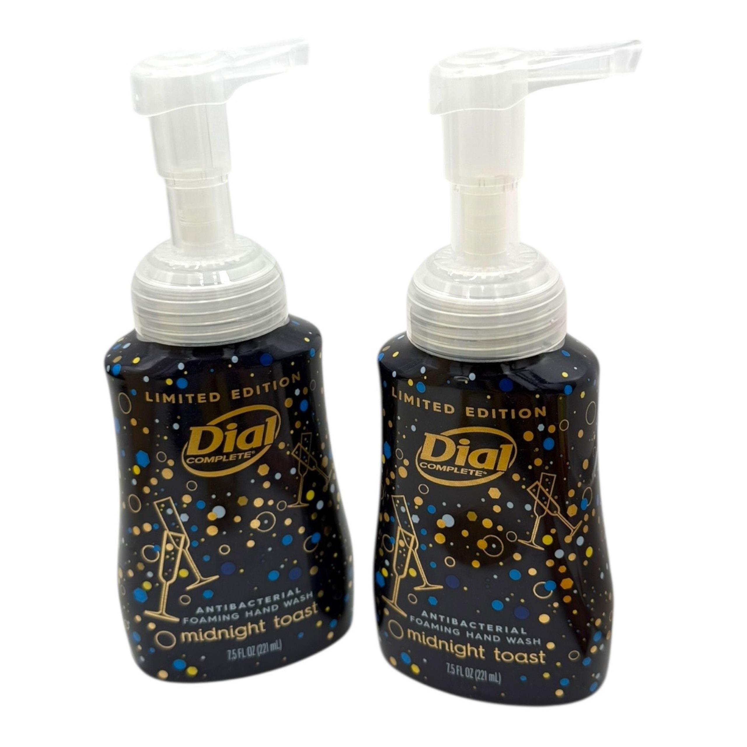 2-DIAL seasonal Limited Edition 2021 Foaming HAND WASH 7.5 oz Midnight Toast New
