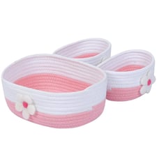 Cotton Rope Storage Basket with Different Colors