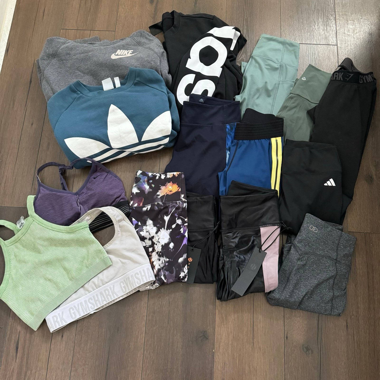 Activewear Mixed Bundle Lot Of 16