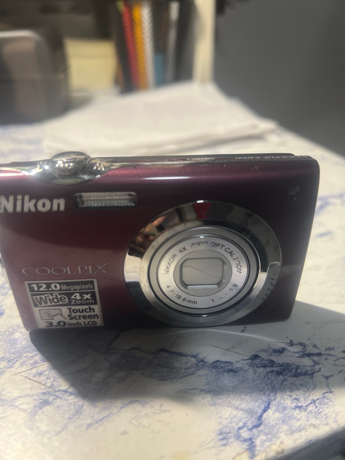 Nikon touchscreen camera