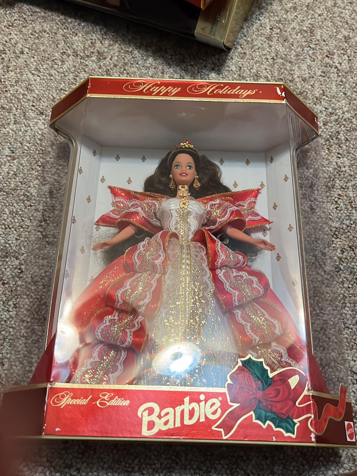 Two happy holidays barbie doll