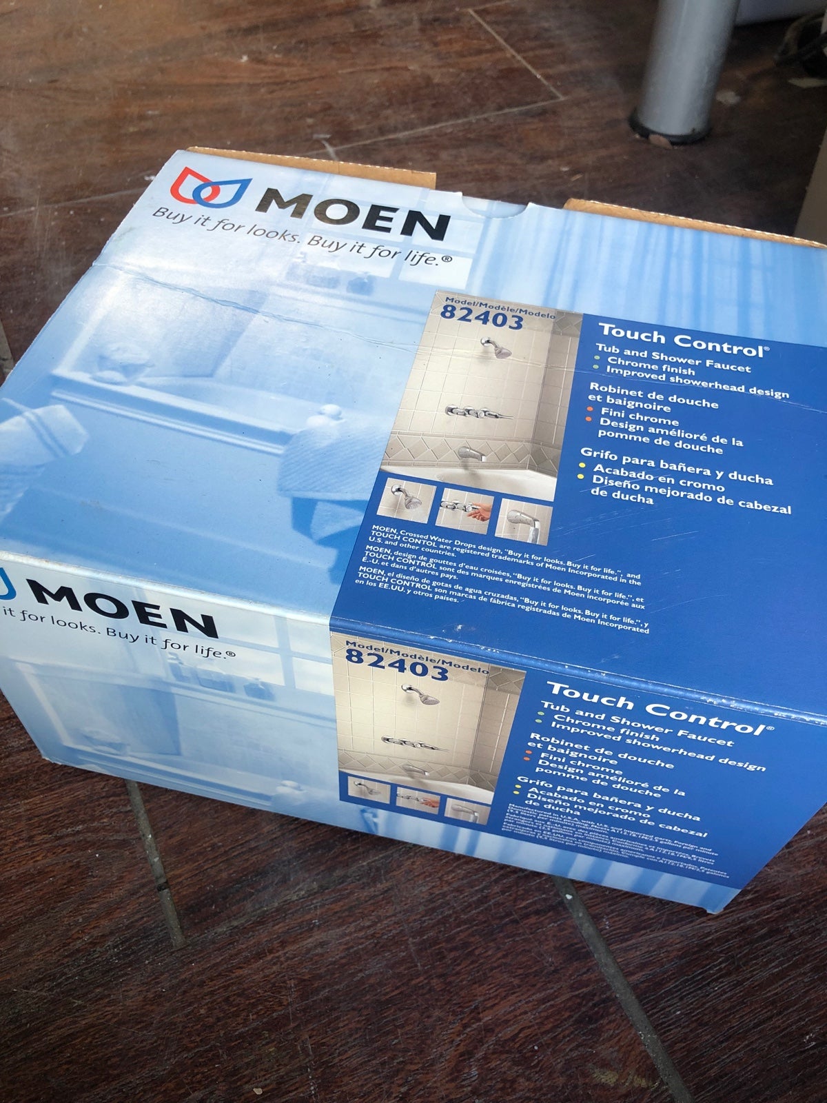moen tub & shower faucet control