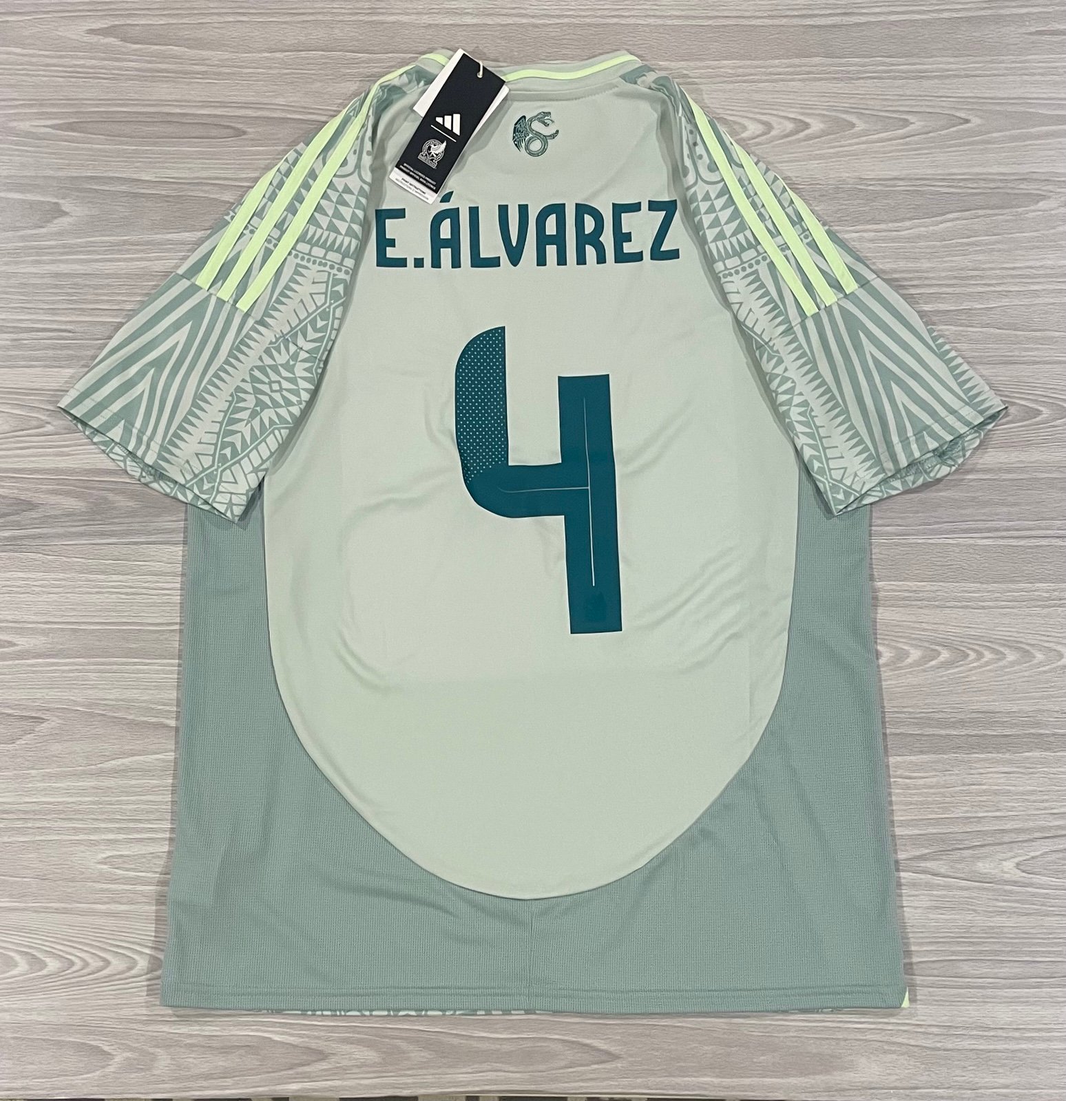 Adidas 2024/25 Edson Alvarez #4 Mexico National Soccer Jersey Men’s Size Large