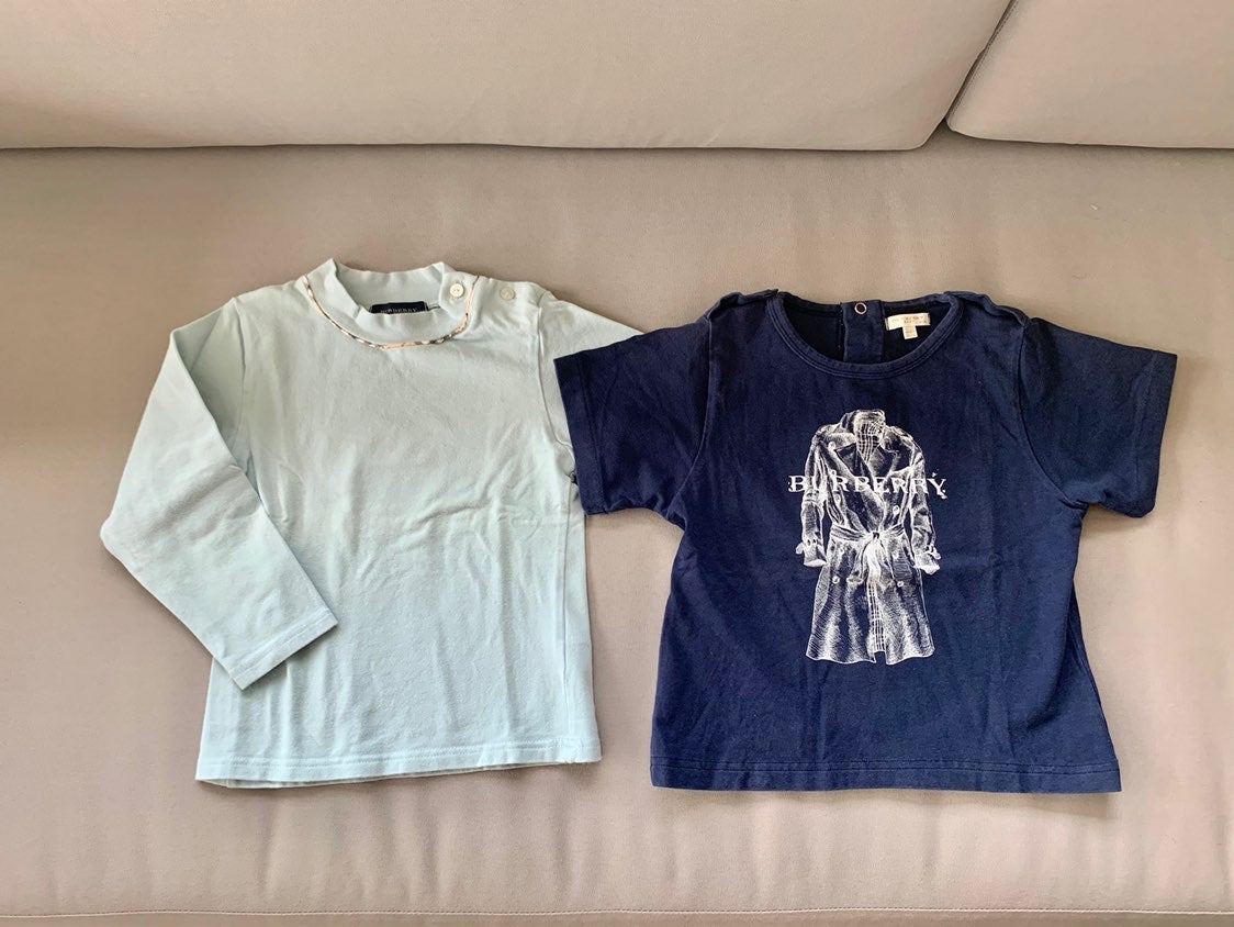Tシャツ・カットソー BURBERRY Women Tunic Tops 8097946GALE BLUE Burberry Brit topaz blue womens Polo t-shirt size XS/TP new