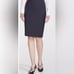 Lafayette 148 New York Navy Pencil Skirt Size 8