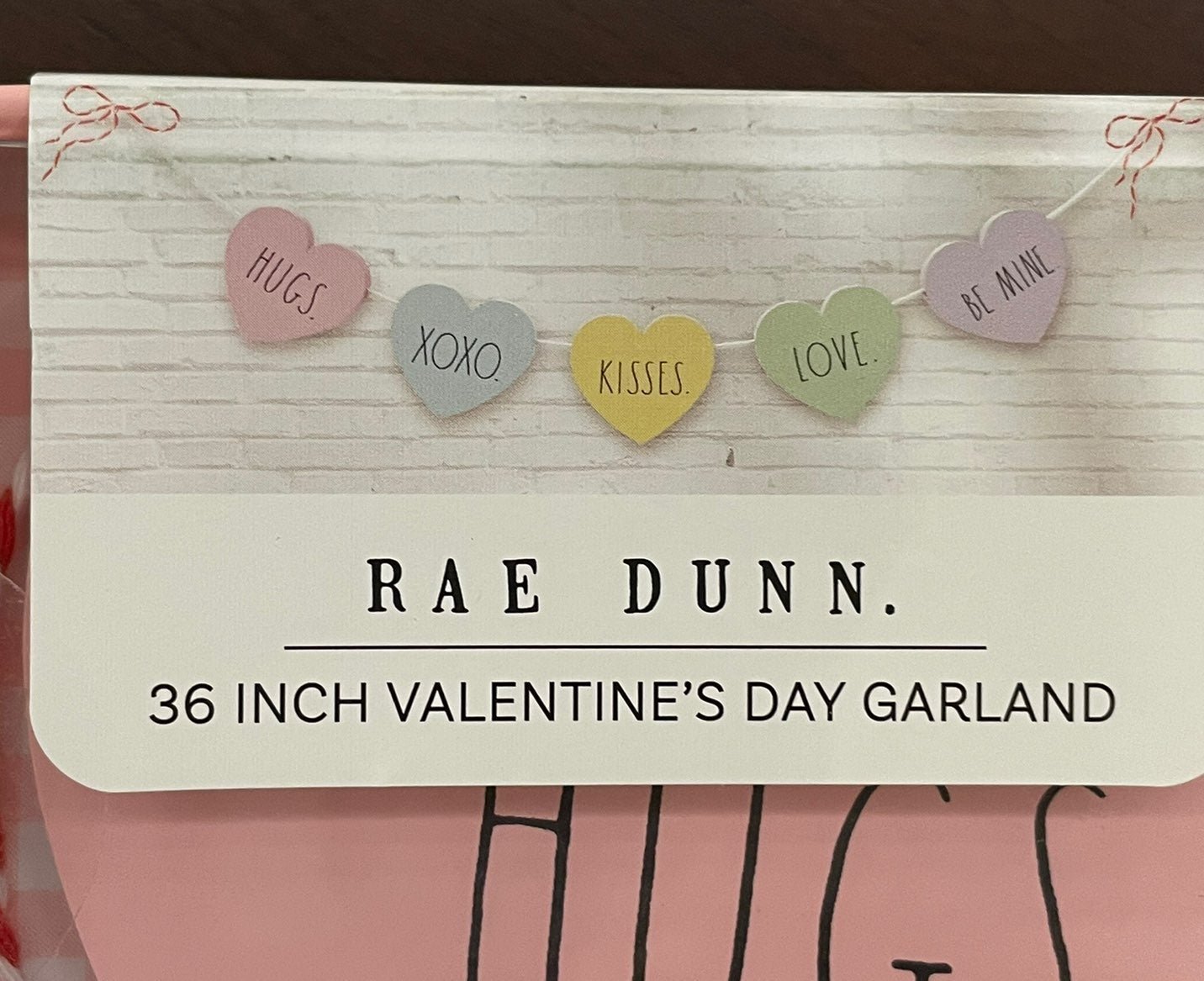 Rae Dunn Valentine's Day Conversation Hearts Garland