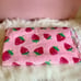 Nicole Miller Pink Strawberry Towel