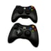 Microsoft Xbox 360 Slim S 120GB Console Bundle 2 Wireless Controllers **No Cable