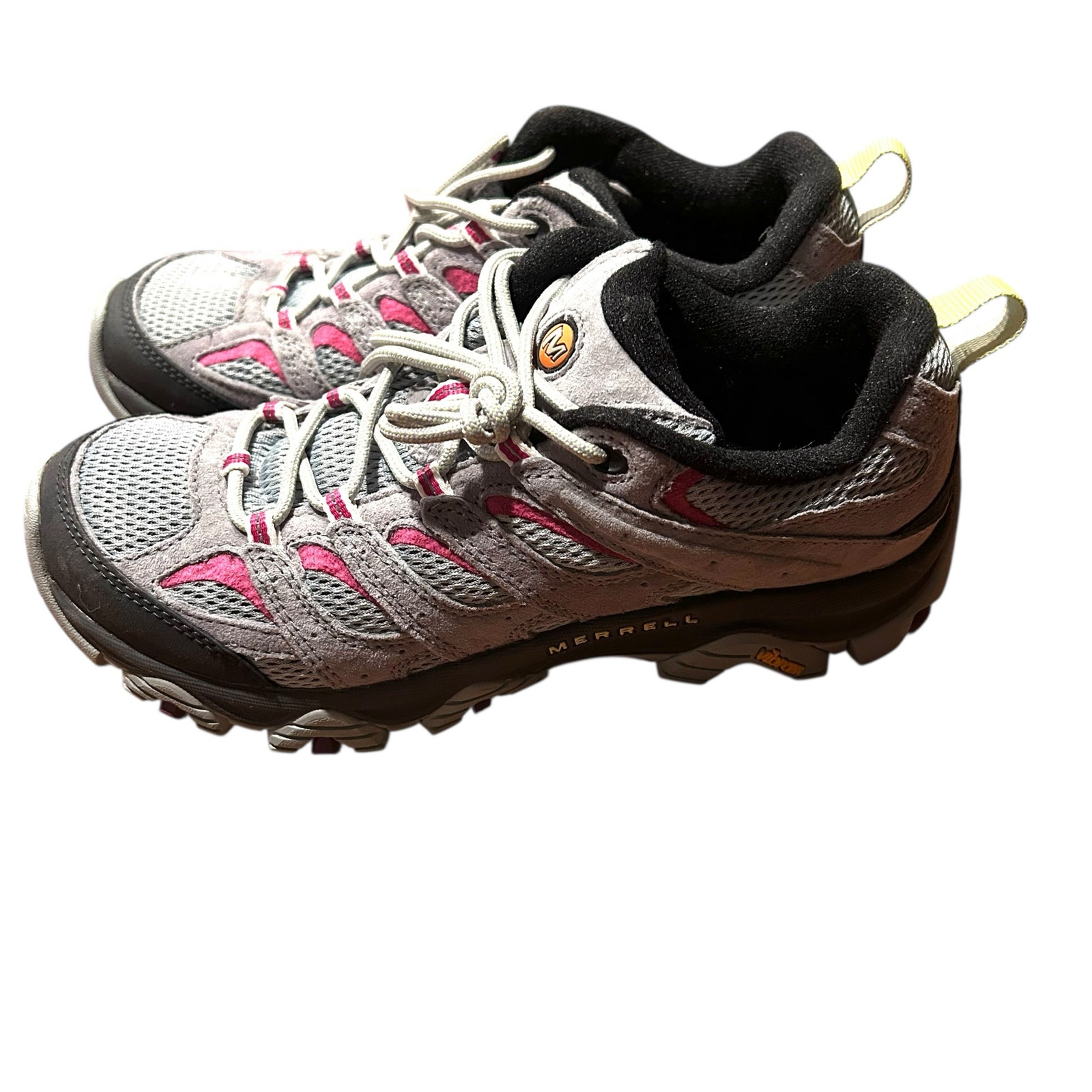 Merrell Women's Moab 3 Waterproof Hiking Shoe boot size 10 Grey/Pink