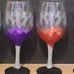 Kustom Made Kiss Logo & Icons Wine Glass