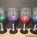 Kustom Made Kiss Logo & Icons Wine Glass