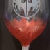 Kustom Made Kiss Logo & Icons Wine Glass