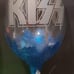 Kustom Made Kiss Logo & Icons Wine Glass