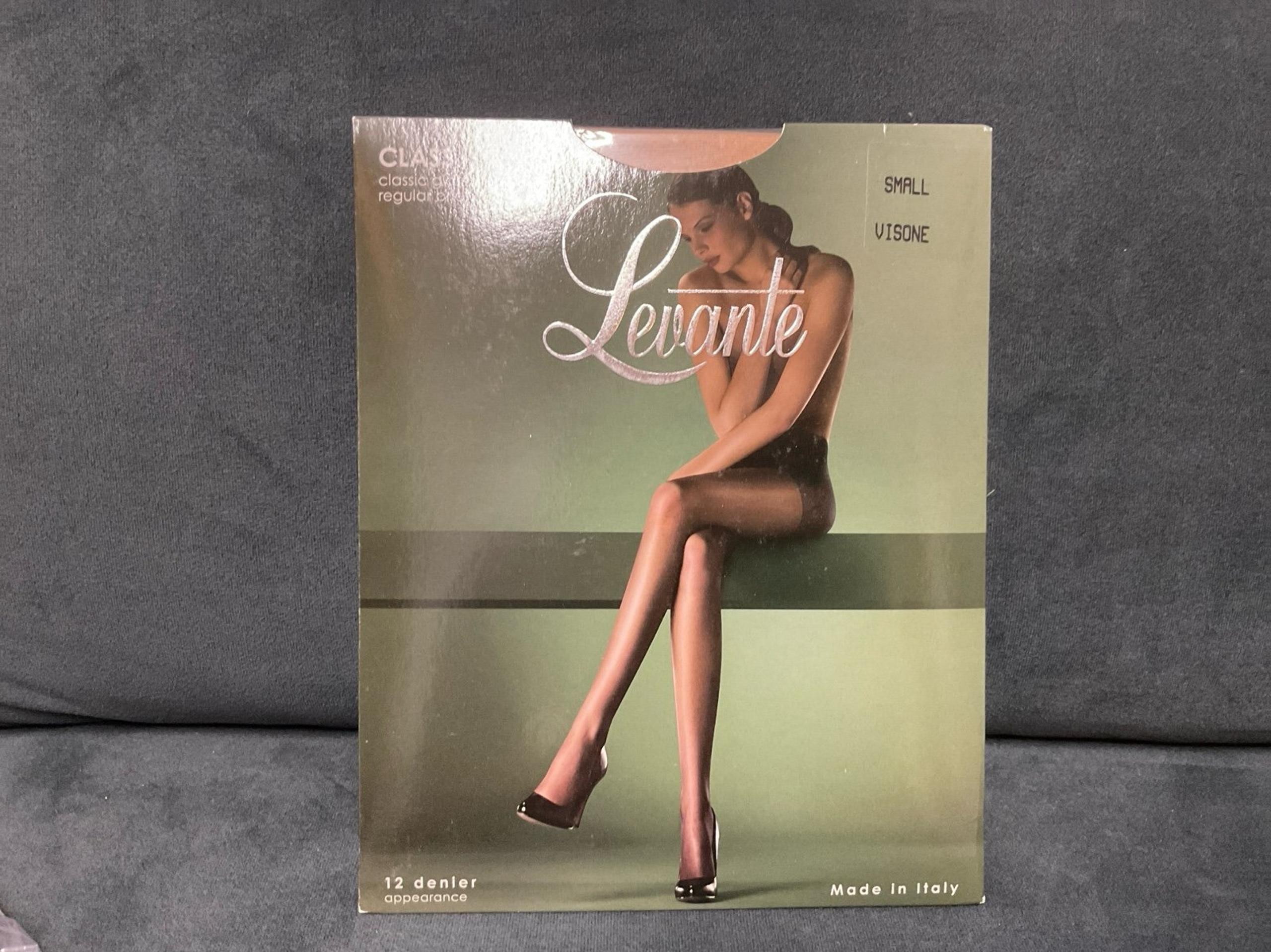 Levante Italian Pantyhose Gloss Shine Small Nude