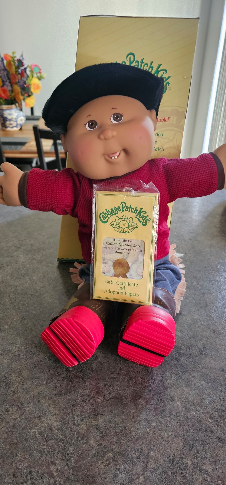 Cabbage Patch Kid 2004 Hong Kong Play Along Ethnic Doll Hullen Clementino