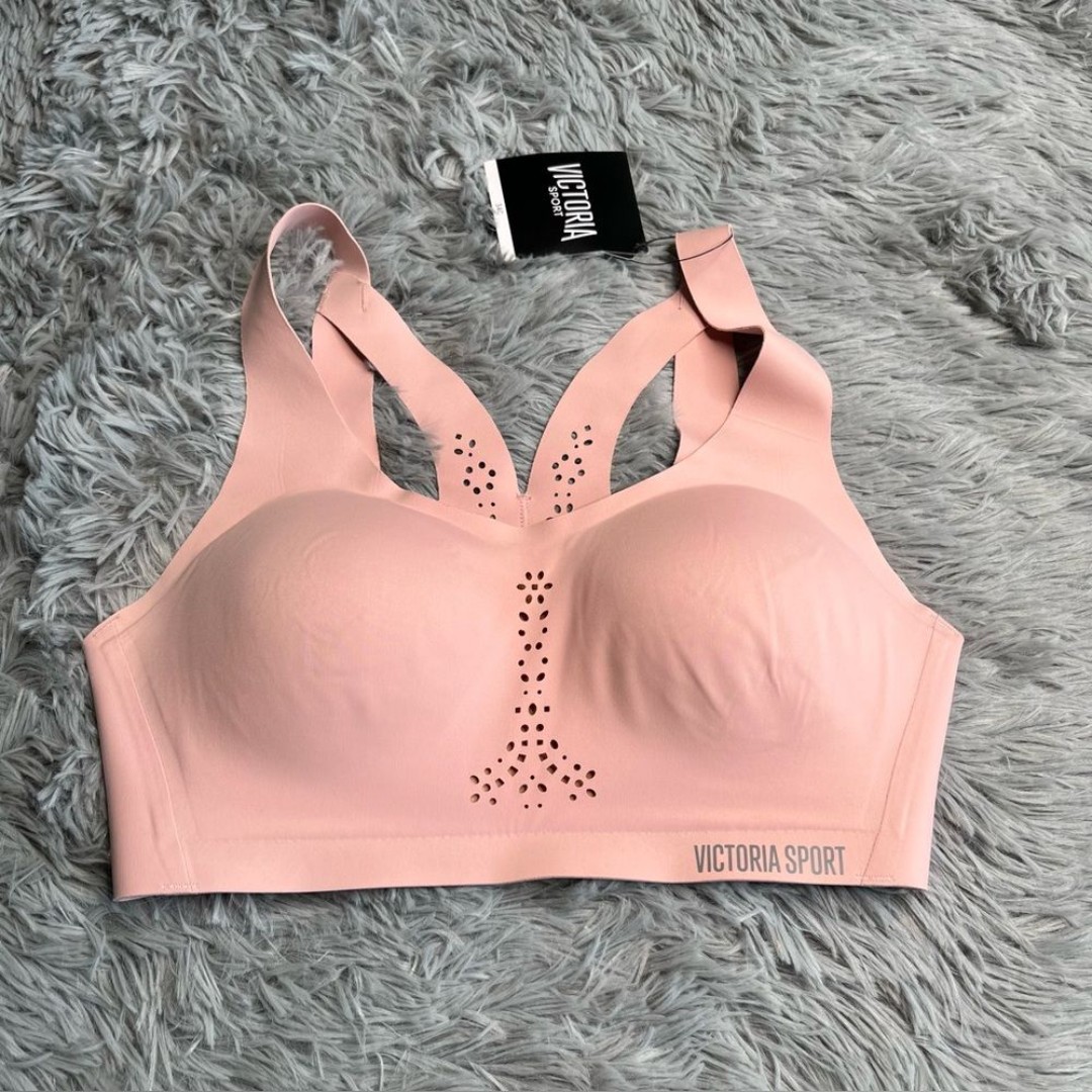 Victorias Secret Sport Bra 34C NWT Pink Angel Max Maximum Support Lightweight