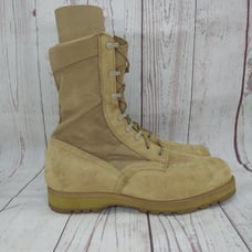 USGI Military Boots Suede Desert Tan Combat Men's Size 13.5 XW Vibram Army