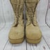 USGI Military Boots Suede Desert Tan Combat Men's Size 13.5 XW Vibram Army