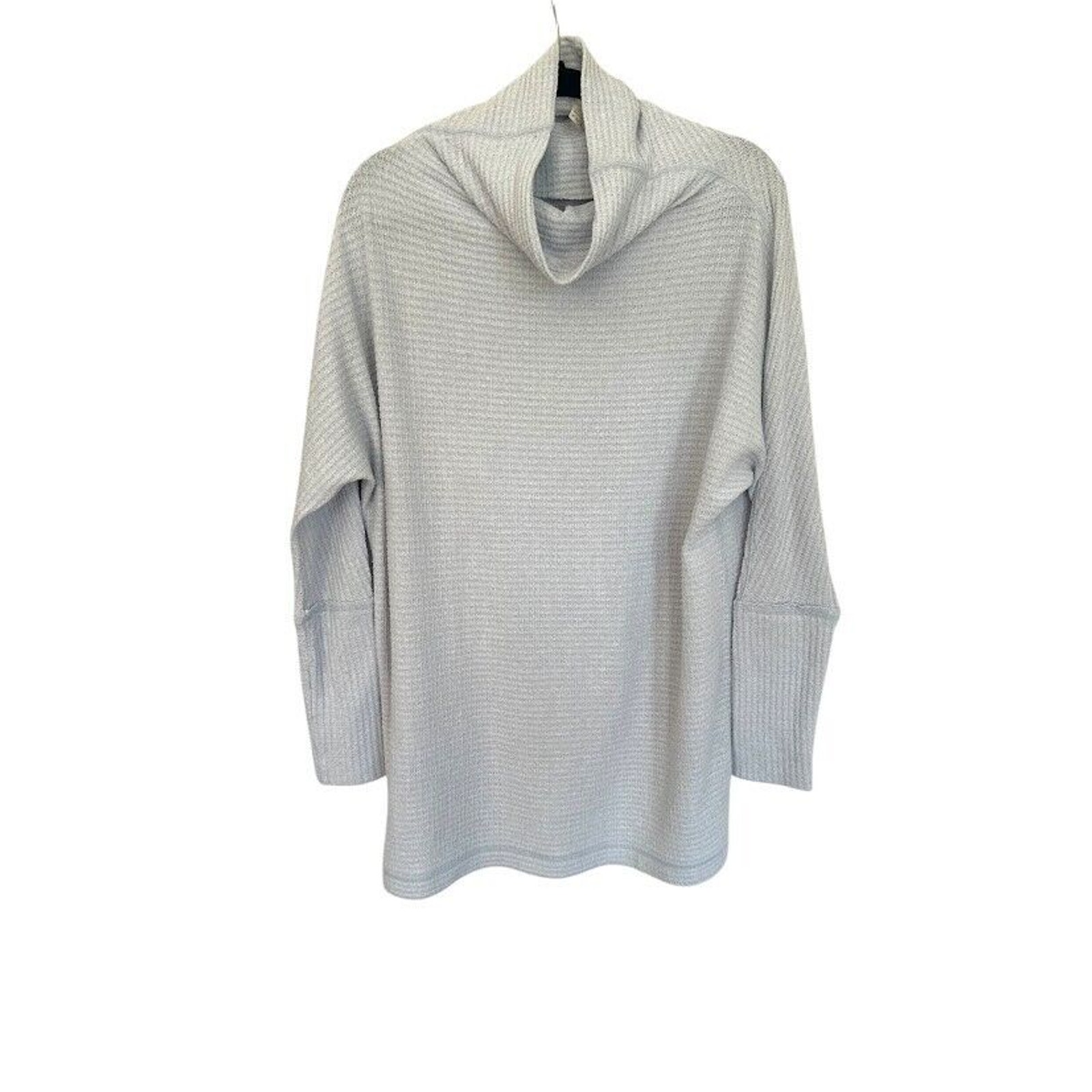We the Free Free People Ribbed Waffle Turtleneck Tunic Sweater Dress Size Small