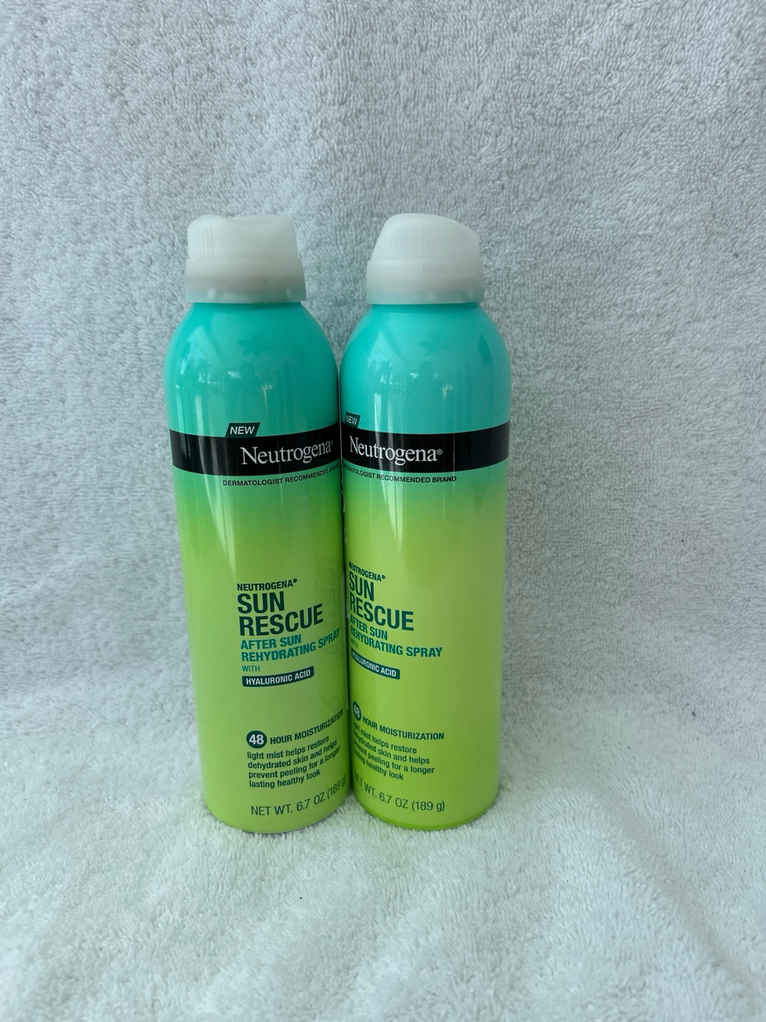Neutrogena Sun Rescue After Sun Rehydration Spray with Hyaluronic Acid 2 Pack