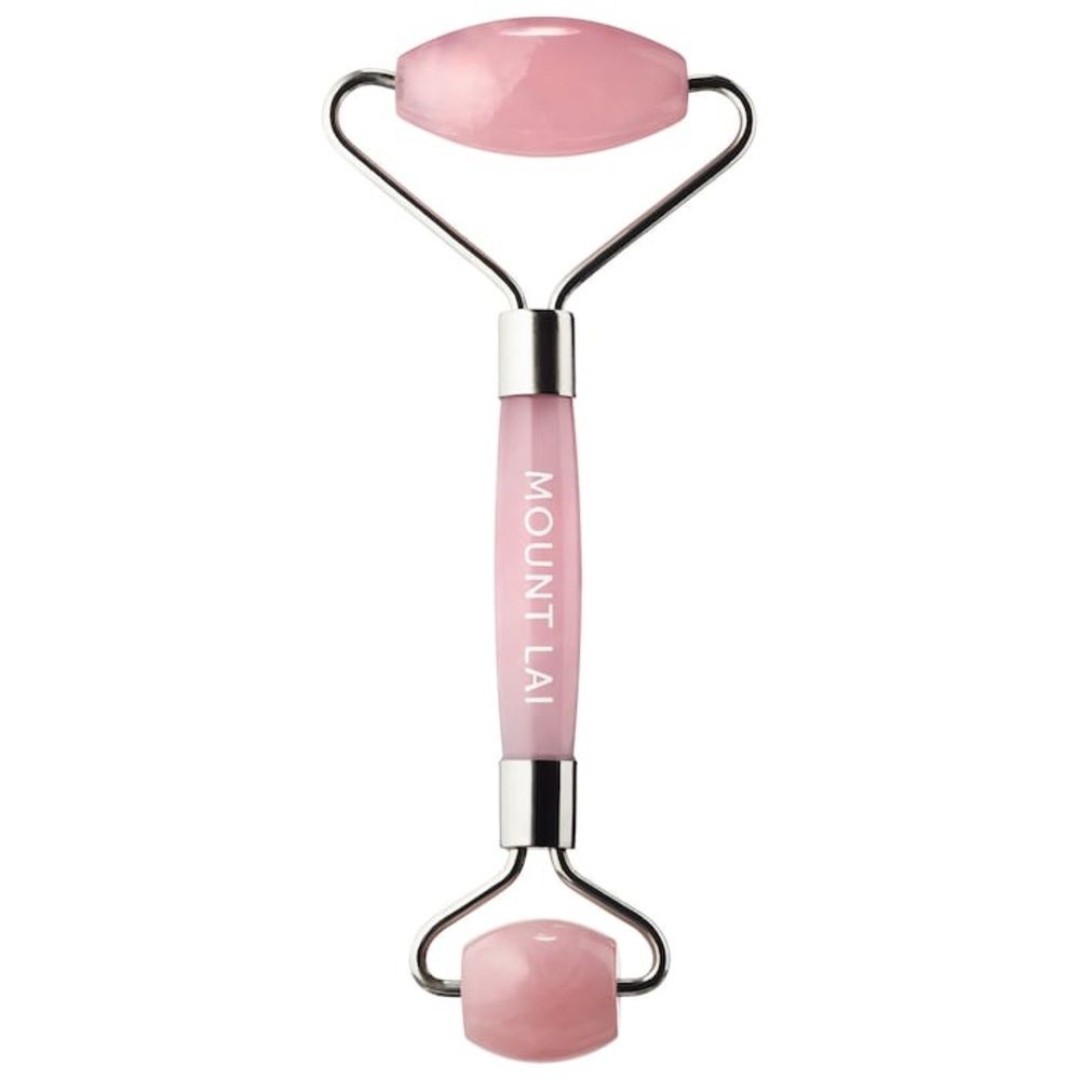 Mount Lai De-Puffing Rose Quartz Facial Roller