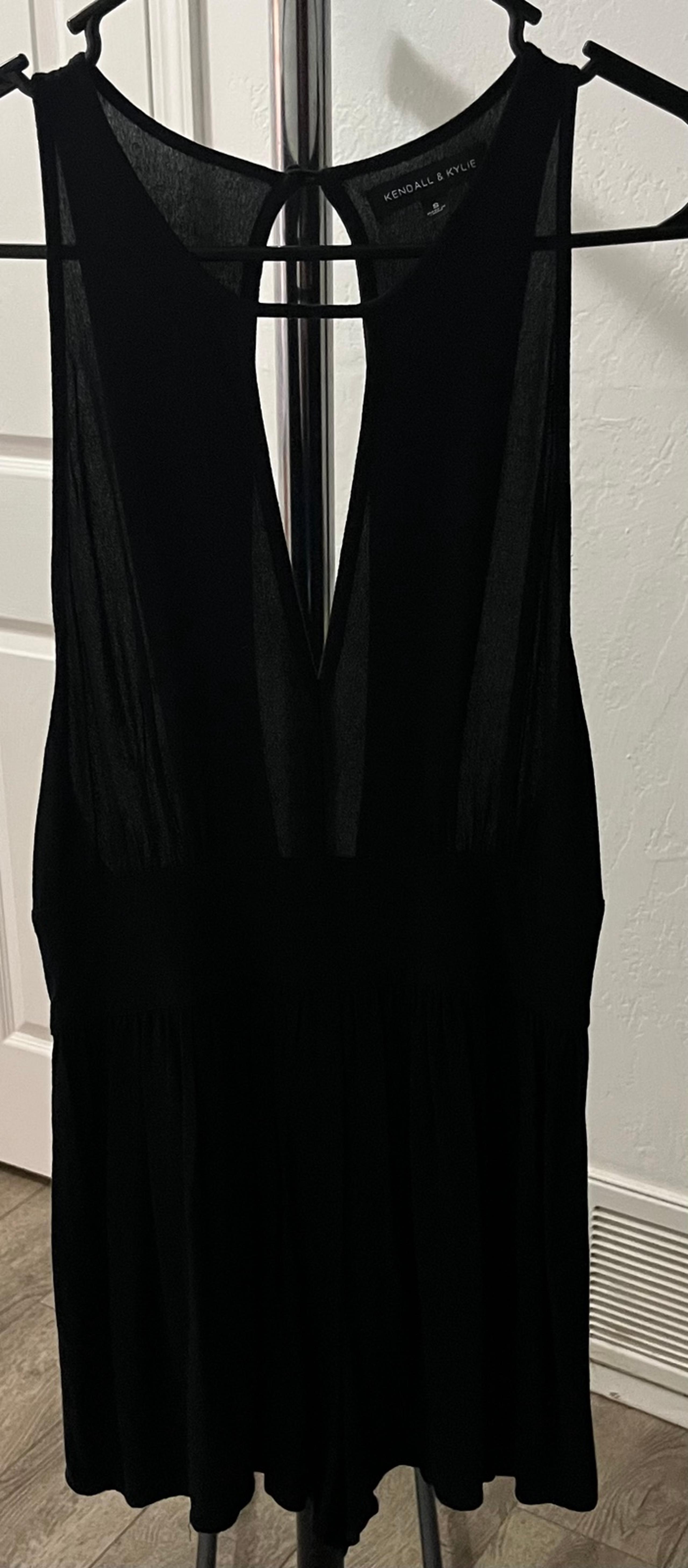 Kendall & Kylie Women’s Black 100% Rayon Romper size Small