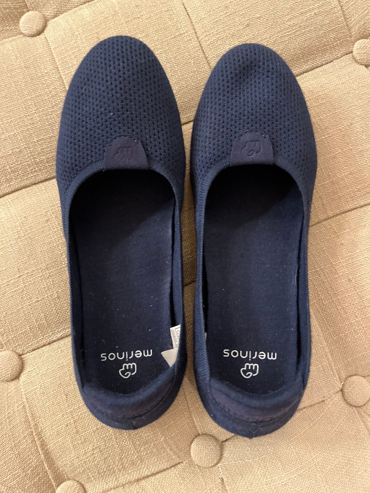 Merinos navy blue 9.5 loafers
