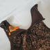 Tory Burch Brown Sequin Mini Dress Sleeveless Size 6 Small to Medium