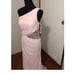 coral bridesmaid/evening gown