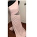 coral bridesmaid/evening gown
