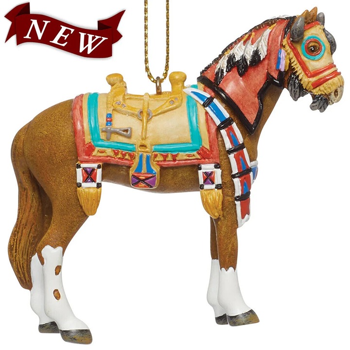 Trail of Painted Ponies BUFFALO MEDICINE Ornament 6015093 NEW 2024 Enesco