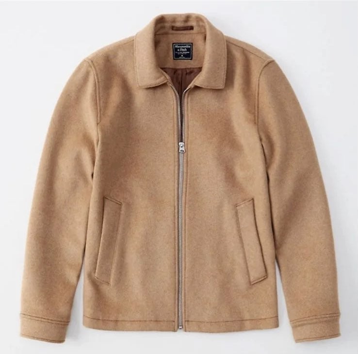 Abercrombie Wool-Blend Trucker Jacket