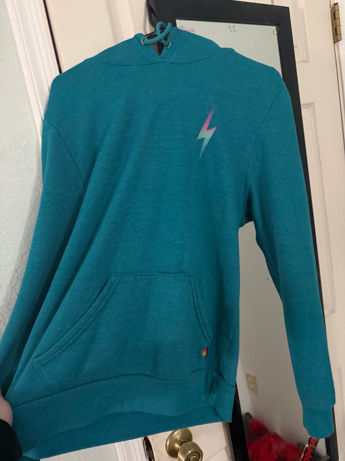 Aviator nation hoodie lighting bolt