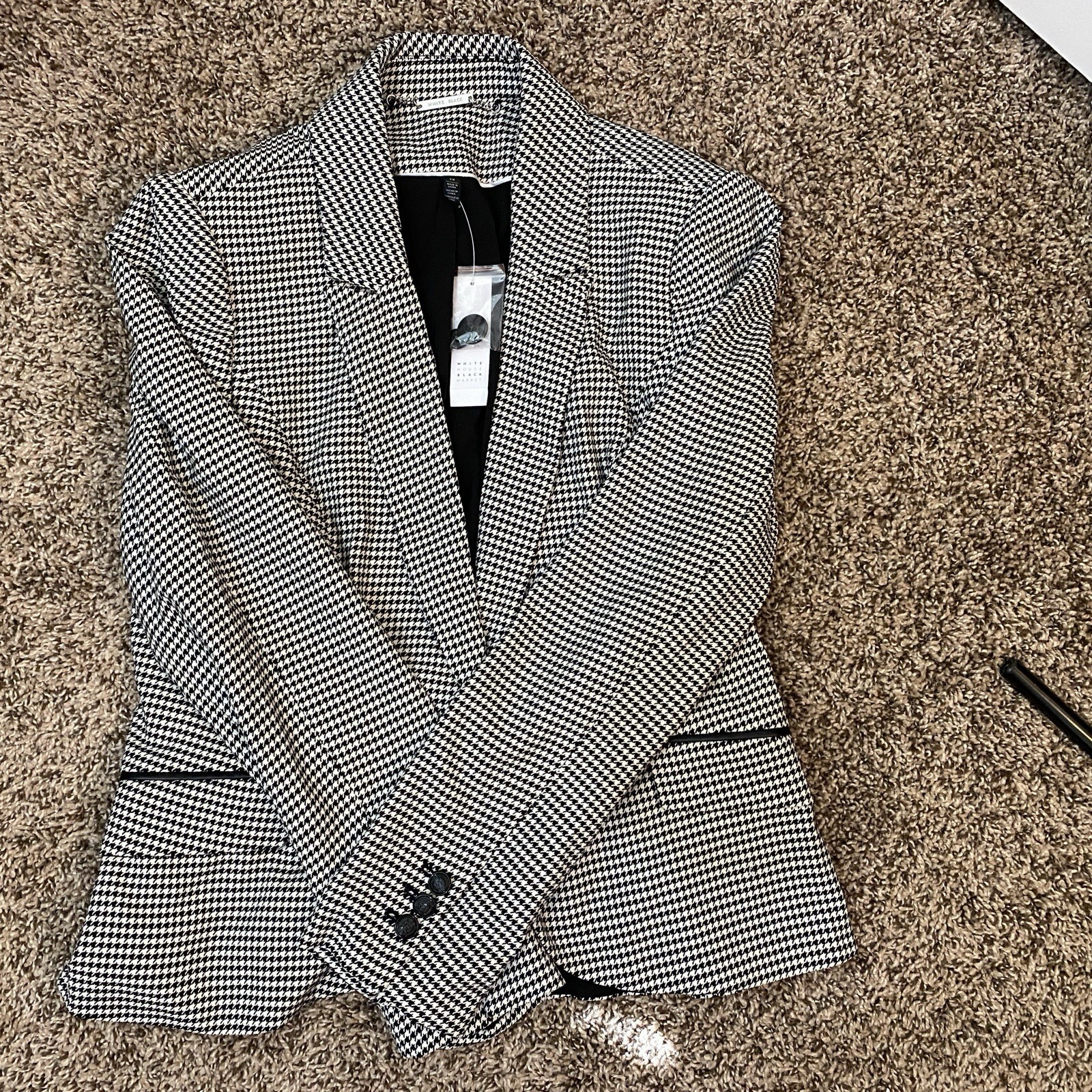 BNWT White House Black Market One Button Blazer Size 12