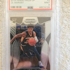 2019 Panini Prizm Draft Picks Ja Morant RC PSA 9 MINT #2 Grizzlies Rookie