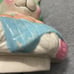 Vintage Bunny Cookie Jar Easter Spring Loomco 1995 Grandma Bunny Rabbit