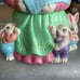 Vintage Bunny Cookie Jar Easter Spring Loomco 1995 Grandma Bunny Rabbit
