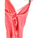 Jessica Simpson Swimwear One-piece Cutout Braided Jacquard Bathing Suit Pink S