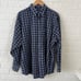 Vintage 80s/90s Sir Pendleton Plaid Wool Shirt Made in USA XL Blue/White Plaid