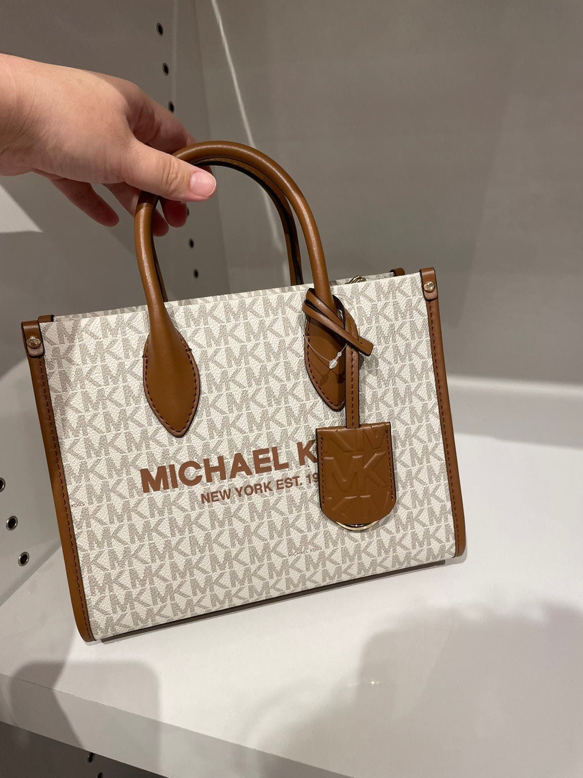 Michael kors purse small mirella crossbody mk vanilla