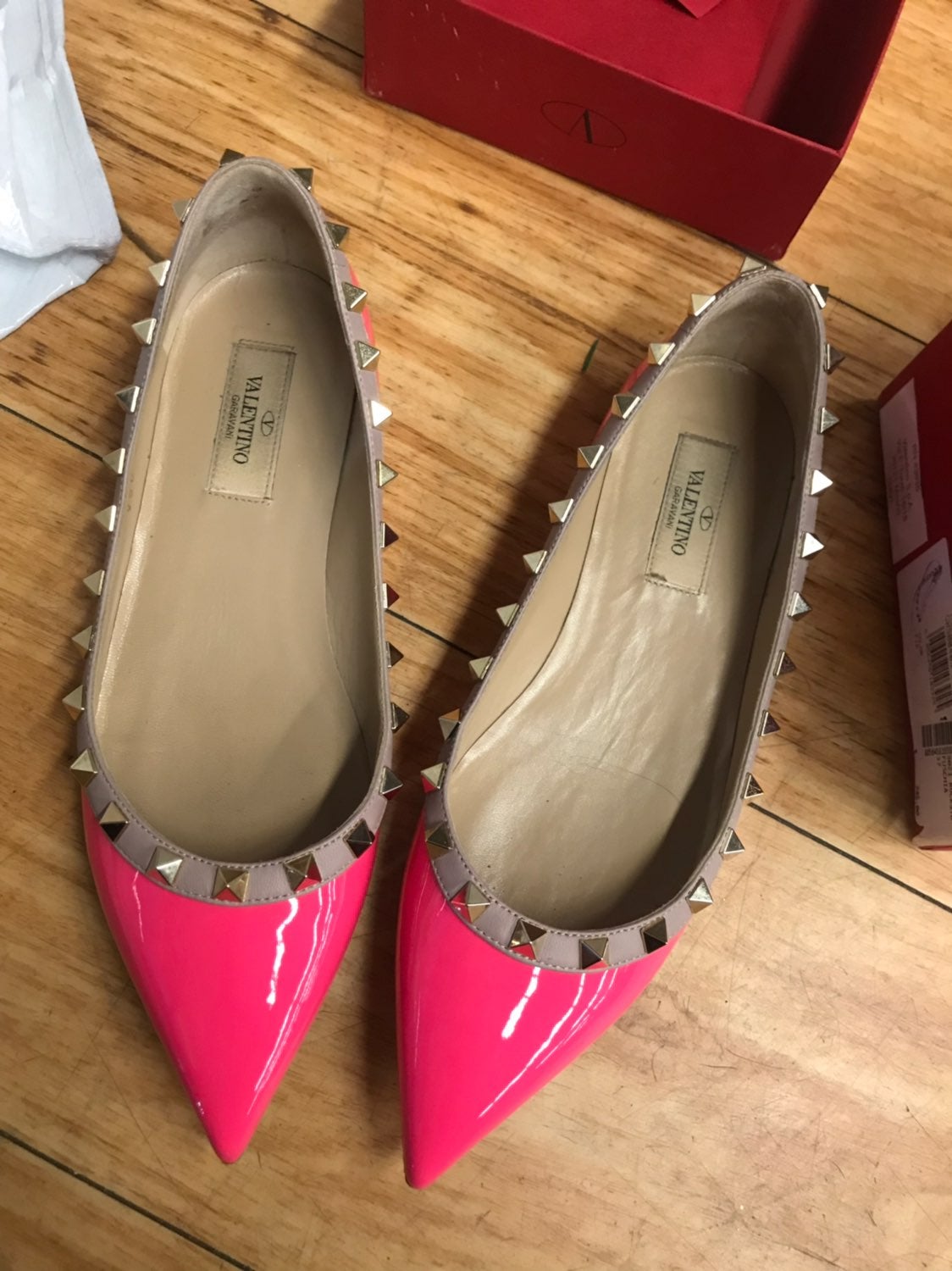 Valentino Stud Flat