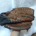 Mizuno Leather Baseball Ballpark MMX1150L 11.5 RHT Good Usable Condition