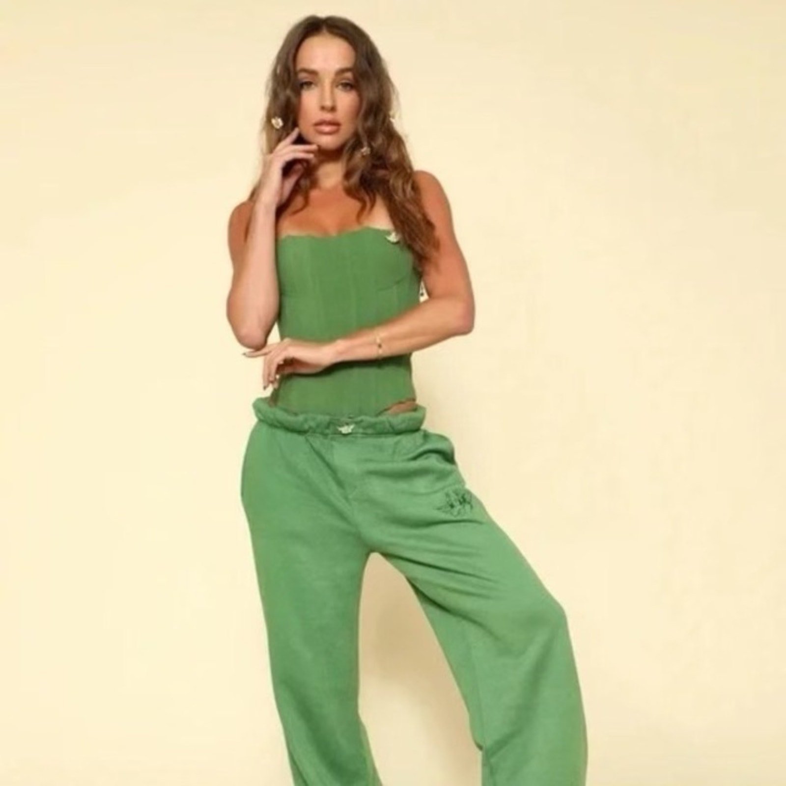 Boys Lie Josh Grunfeld Vintage Sweatpants in Candy Apple XL