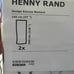 3 brand new grommet curtains. Henny Rand 118”x57” each - brand new!