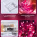 Fairy Lights Battery Operated, Twinkle String Lights Waterproof Silver Wire 5 Ft