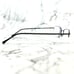 Boardroom Classics BC532 GM Eyeglasses Gunmetal Gray Half Rim Frames 56-17-145