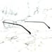 Boardroom Classics BC532 GM Eyeglasses Gunmetal Gray Half Rim Frames 56-17-145