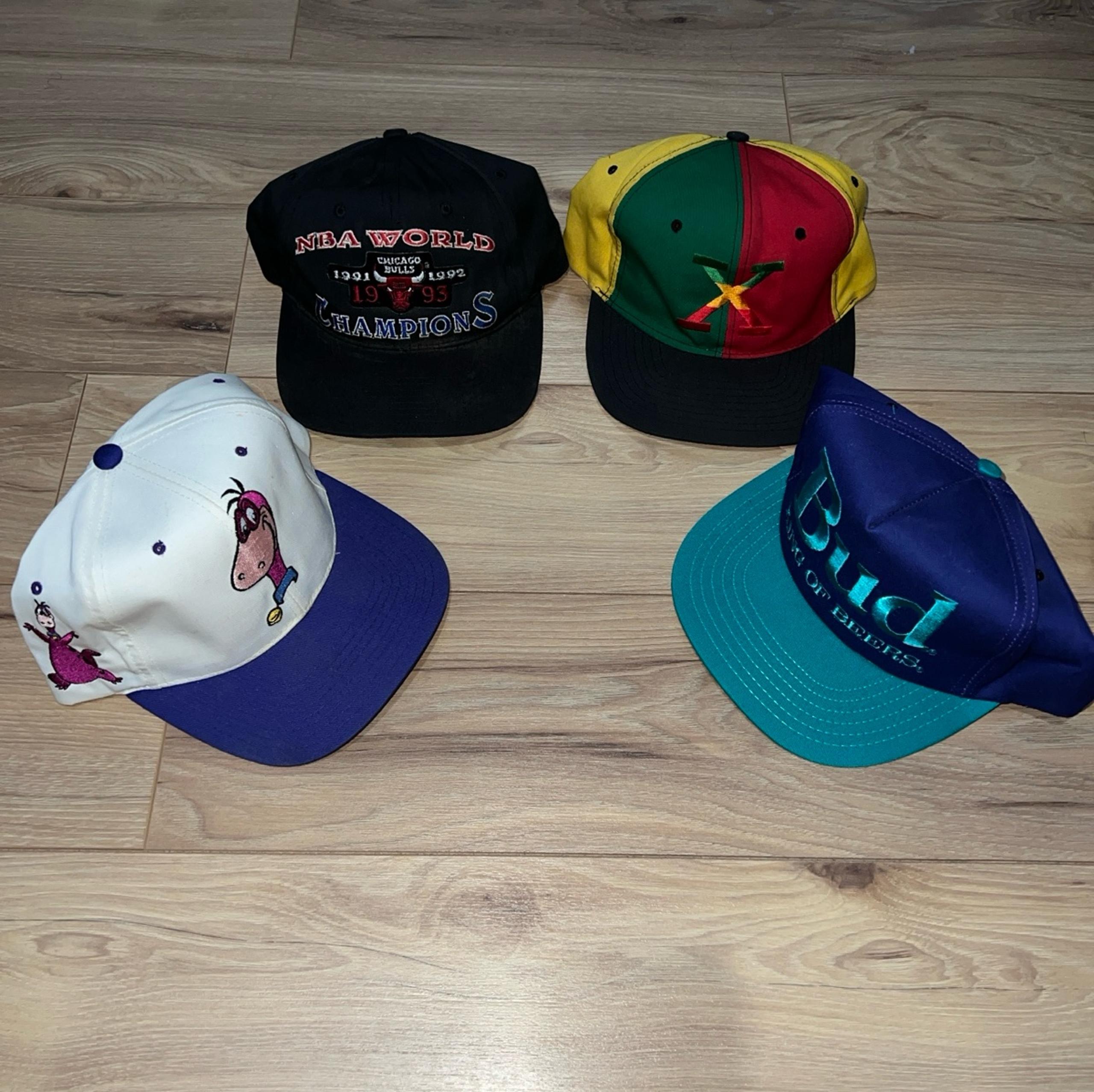 90’s Vintage Snapbacks Lot (4) *Restoration*